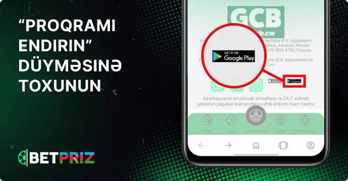 Android üçün necə yükləmək olar