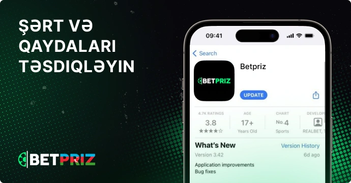 AppStore-da Betpriz