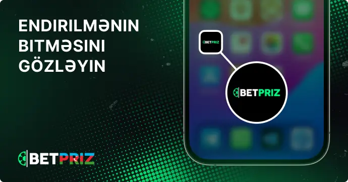 iOS ekranında Betpriz